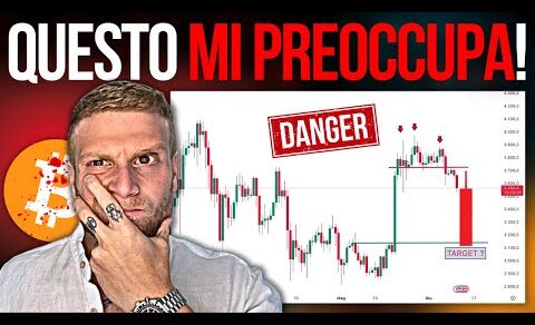 🚨 BITCOIN, questo NON MI PIACE!! 🚨 Segnali Discordanti, Crolleremo ancora !? 🔥 Crypto NEWS!