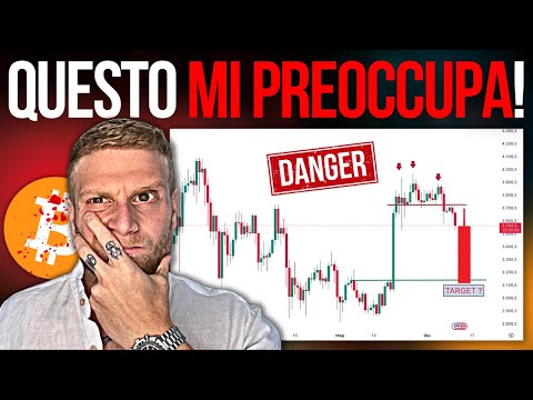 🚨 BITCOIN, questo NON MI PIACE!! 🚨 Segnali Discordanti, Crolleremo ancora !? 🔥 Crypto NEWS!