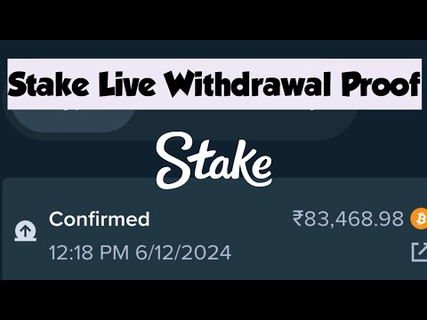 1 lakh Live stake deposit and withdrawal | Stake Deposit and Withdraw in real-time live Proof 2024