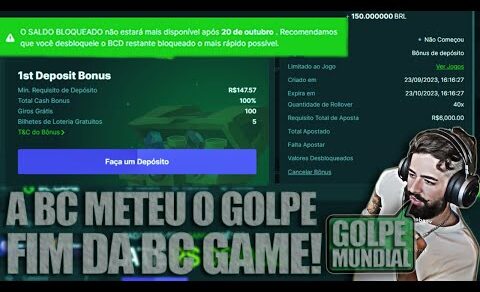 O FIM DA BC GAME & A BC DEU O G0LPE. (Fim do Bonûs de Depósito?!)