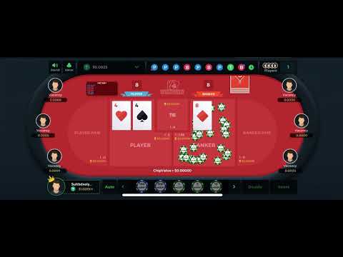 Multiplayer BACCARAT BC Game 🃏Gameplay video