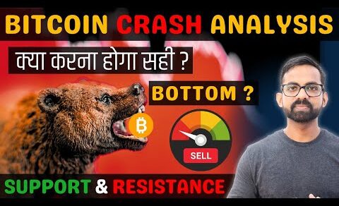 CRYPTO MARKET CRASH – Bitcoin BTC Price Prediction | Crypto News Hindi Today | FOMO update in hindi