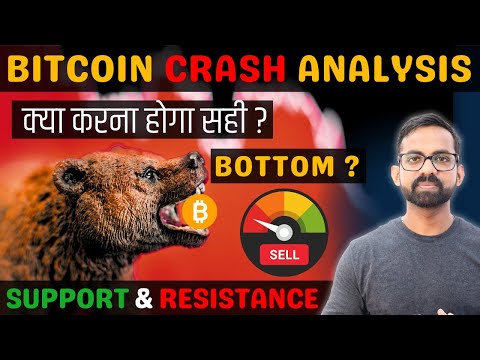 CRYPTO MARKET CRASH – Bitcoin BTC Price Prediction | Crypto News Hindi Today | FOMO update in hindi