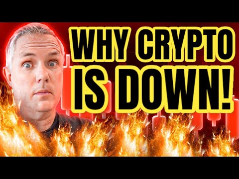 WHY THE CRYPTO MARKET DOWN TODAY! IS THIS THE START OF A CRYPTO CRASH?! CRYPTO NEWS!