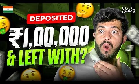 I DEPOSITED INR 1,00,000 ON STAKE AND LEFT WITH…??