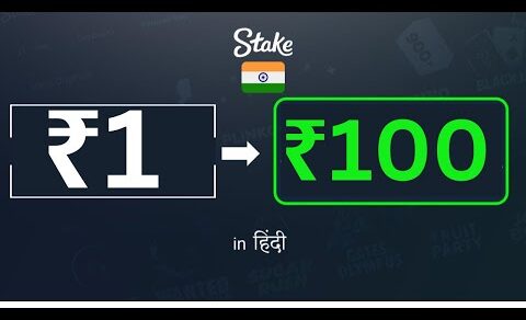 ₹1 to ₹100 CHALLENGE on Stake (NO EDITS)