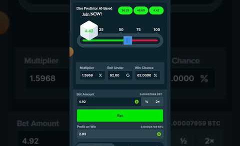 Best Stake Profit Dice Strategy Using Dice Predictor #stake #dice #casino