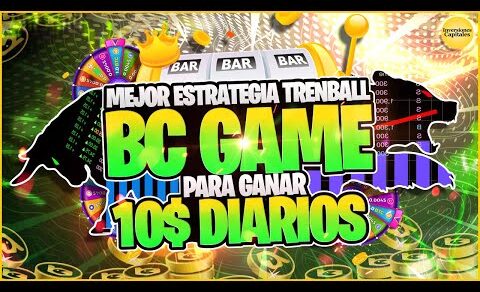 🔥 La MEJOR ESTRATEGIA para GANAR 10$ DIARIOS en BC.game CRASH 💰💎