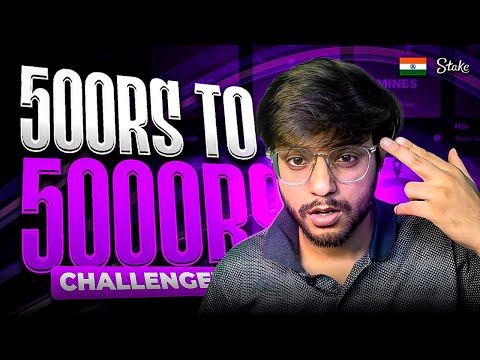 I DID ₹500 TO ₹5000 CHALLENGE ON STAKE !!!! ( FAILED ????)