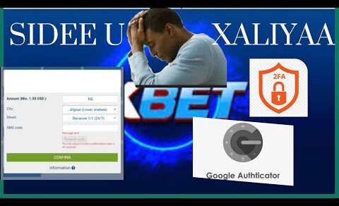 SIDEE U XALIYAA HADII CODE KA LACAG LABIXISTA 1XBET UU IISOO DHICI WAAYO get code 1xbet#galeyrmedia