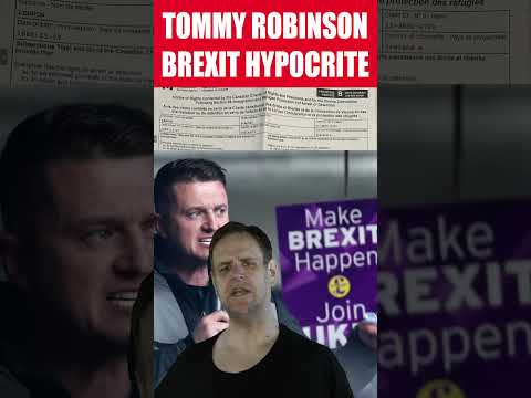 Tommy Robinson is a Brexit Hypocrite #shorts