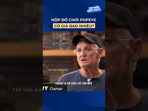 Hộp đồ chơi popeye có giá bao nhiêu? #shorts