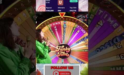 NEW GAME – FUNKY TIME – Evolution HUGE WIN DAY – 750x