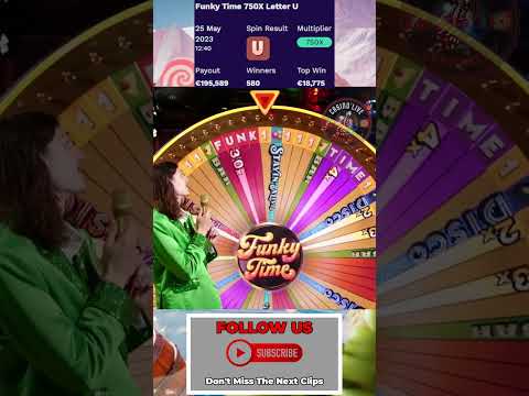 NEW GAME – FUNKY TIME – Evolution HUGE WIN DAY – 750x