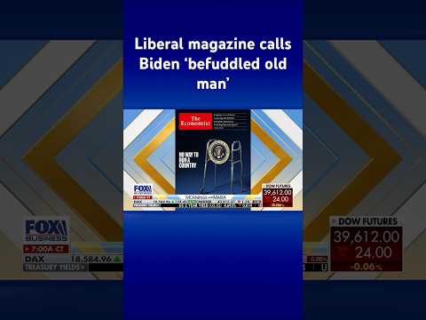 Liberal magazine The Economist on why Biden must withdraw from 2024 race #shorts