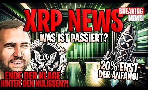 💥 XRP Ripple NEWS 💥 20% Sprung – Nur der Anfang ❓Ende der Ripple vs SEC Klage hinter den Kulissen🤔