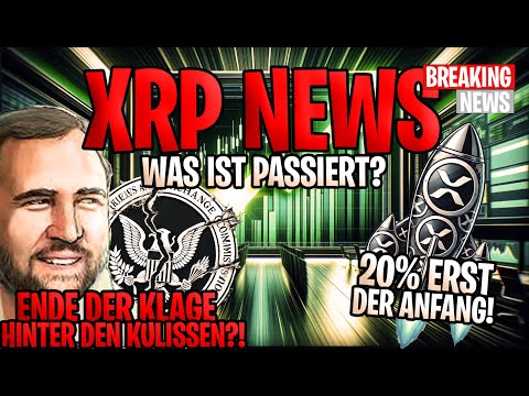 💥 XRP Ripple NEWS 💥 20% Sprung – Nur der Anfang ❓Ende der Ripple vs SEC Klage hinter den Kulissen🤔