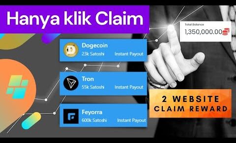 Dibayar 1,5 Juta Satoshi TRX Tiap Klik | 2 Website Penghasil Uang Terbukti Membayar Tanpa Batasan