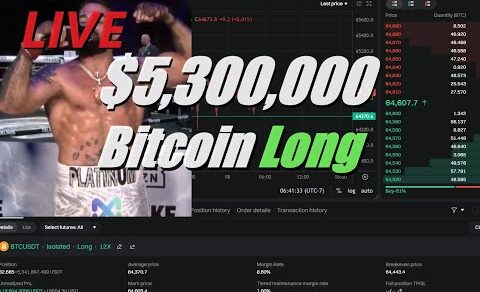 LIVE – $5,300,000 Multi Million Dollar Trading Bitcoin Market Cipher Mike Perry – LIVE