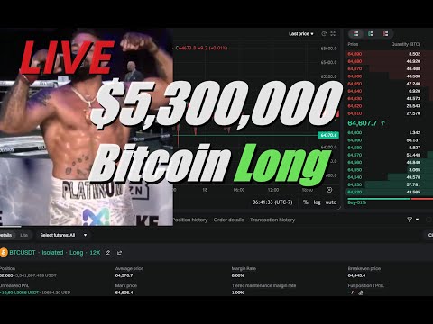 LIVE – $5,300,000 Multi Million Dollar Trading Bitcoin Market Cipher Mike Perry – LIVE