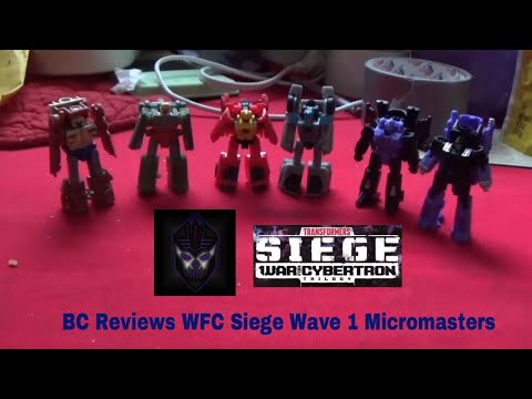 BC Reviews: Transformers Generations War For Cybertron Siege Micromasters Wave 1