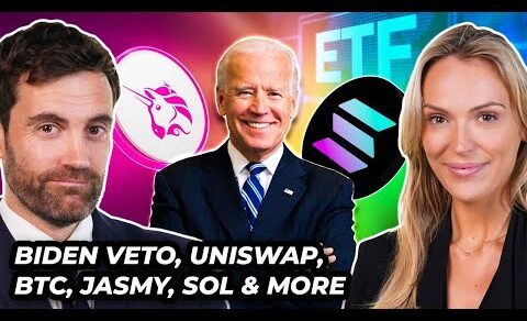 Crypto News: Biden Vetoes Bill, BTC, Solana ETF, JASMY & MORE!