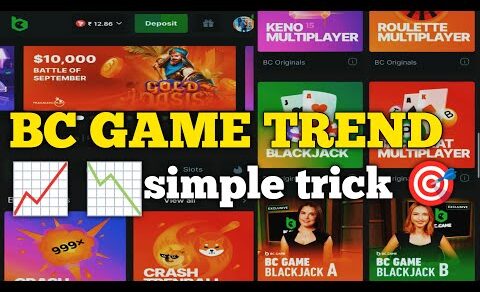 Bc game crash trend simple trick | crash strategy crash tips