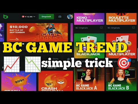 Bc game crash trend simple trick | crash strategy crash tips