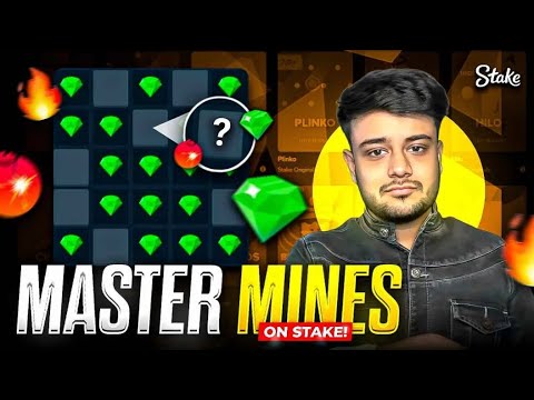 HOW TO MASTER MINES GAME ON STAKE !!!! (Always profitable)