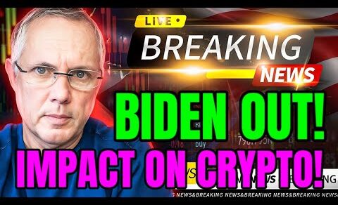 BREAKING CRYPTO NEWS! BIDEN DROPS OUT OF RACE! TRUMP MAKING MOVES! IMPACT ON CRYPTO!