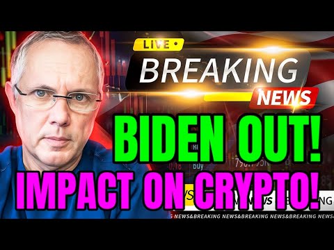 BREAKING CRYPTO NEWS! BIDEN DROPS OUT OF RACE! TRUMP MAKING MOVES! IMPACT ON CRYPTO!