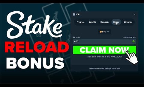 HOW TO CLAIM STAKE RELOAD BONUS 2024! (FREE $21)