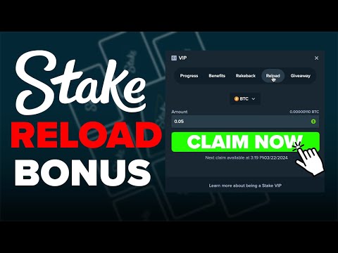 HOW TO CLAIM STAKE RELOAD BONUS 2024! (FREE $21)