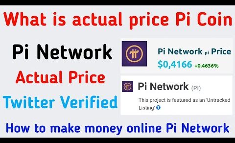 Pi coin actual price | what is market value Pi? | informative video,