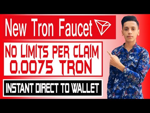 New High Paying Tron Faucet Per Claim 0.0075 Tron || Direct To Your Wallet || Live Withdraw Proof