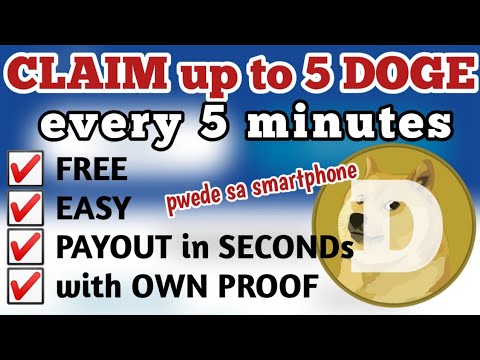 FREE  and LEGIT WEBSITE | Claim DOGECOIN up every 5 minutes