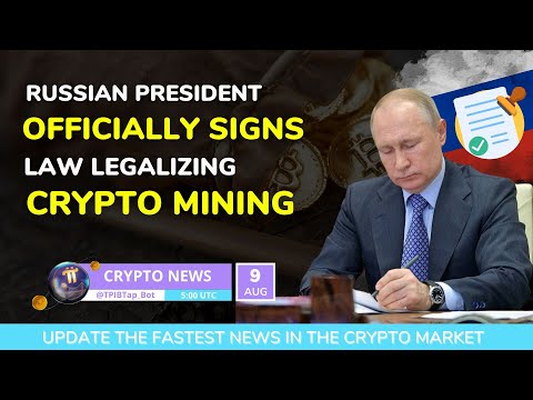 [Crypto News] – Russian President Officially Signs Law Legalizing Crypto Mining