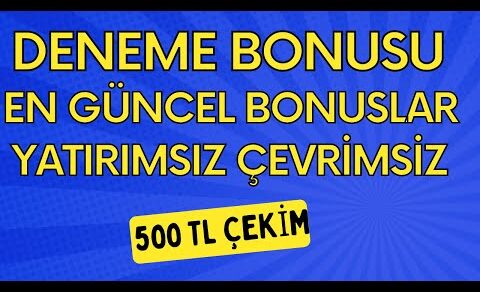 Deneme Bonusu Veren Bahis Siteleri – Yatırım Şartsız – Promo Kod: HAYDİBETGVNCASİNO – 50 Spin