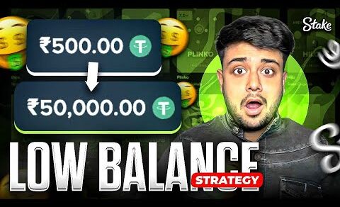 I TRIED BEST LOW-BALANCE STRATEGY ON STAKE !!!! Free $28 Welcome Bonus