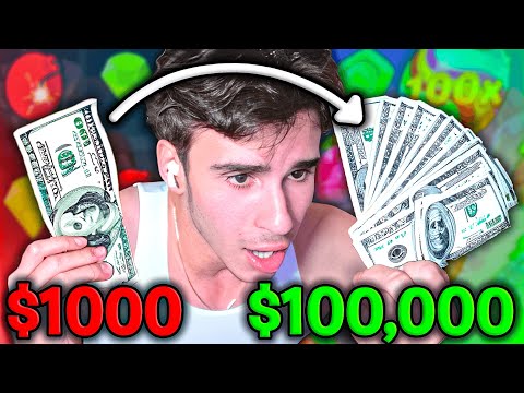 I TURNED $1000 INTO $100,000 IN 2 HOURS!!