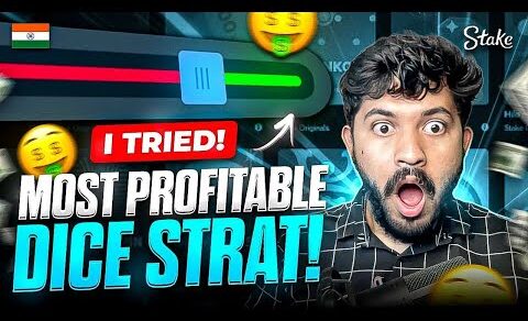 I TRIED THE MOST PROFITABLE DICE STRATEGY ON STAKE