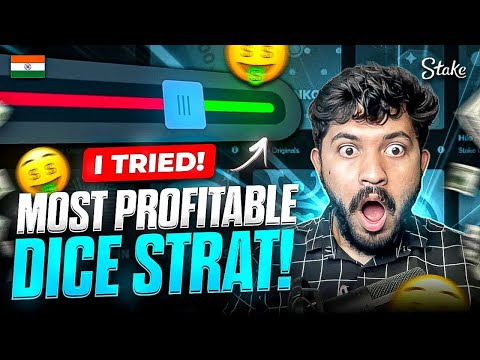 I TRIED THE MOST PROFITABLE DICE STRATEGY ON STAKE