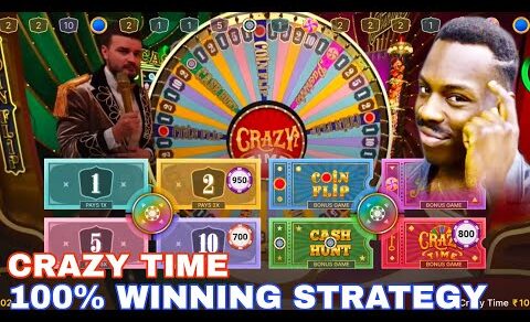 Crazy time 100% winning Strategy || Indian Crazy Time tips || popular game || online earning game