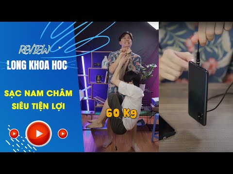 Long Khoa Học Review sạc nam châm siêu tiện lợi