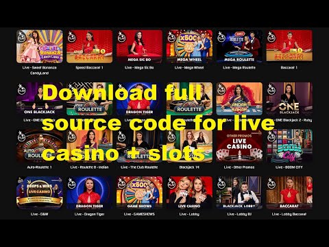 live casino + slots source code download – full source code