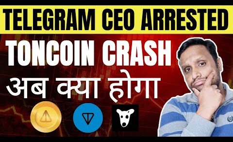 TELEGRAM CEO ARRESTED | TONCOIN, NOTCOIN, DOGS CRASH | TONCOIN का अब क्या होगा ?