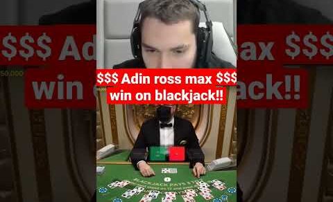 #adinross #blackjack #bigwin #casino #shorts