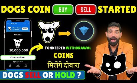 DOGS Coin On Chail Withdrawal | Dogs Coin Price Prediction | Cats Coin Airdrop withdrawal, Launching