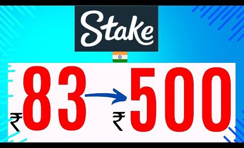 I TURNED 83 RS INTO 500 RS IN STAKE ! WITHDRAWAL PROOF ! STAKE INDIA