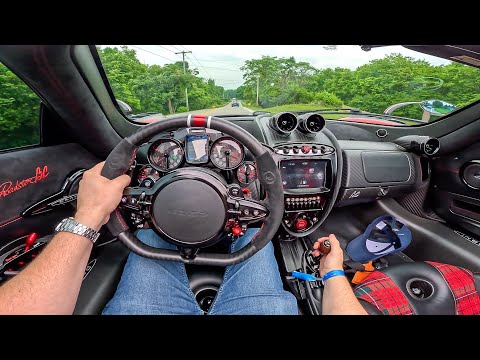 What It’s Like To Drive A Pagani Huayra Roadster BC (POV)